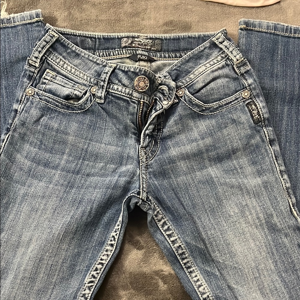 Silver Jeans Women's Blue Boot Cut Jeans